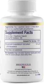 Paradise Herbs Resveratrol, Antioxidant, Super Potent, Ultra Pure, Vegan, Non GMO, Gluten Free, 180 Vegetarian Capsules