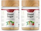 Snap Supplements Blood Sugar Blend with Berberine, CoQ10, Cinnamon, and Gymnema to Support Already Healthy Blood Sugar, Metabolic Health and Energy, Sugar Free, 60 Capsules 2-Pack (Packaging May Vary)