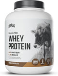 Levels Grass Fed Whey Protein Powder, No Artificials, 24G of Protein, Double Chocolate, 5LB