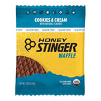Honey Stinger Organic Gluten Free Cookies & Cream Waffle, Energy Stroopwafel for Exercise, Endurance and Performance, Sports Nutrition for Home & Gym, Pre & During Workout, 16.96 Ounces (Pack of 16)