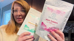 Meno-Support BloatX Organic Menopause Relief: Balances & Supports Hot Flashes, Hormones, Moods Swings, Night Sweats, & Bloating with Black Cohosh, Red Clover & Dong Quai. Natural Fresh Lemon Flavor.
