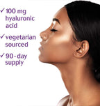 Bluebonnet Nutrition Beautiful Ally Hyaluronic Acid 100mg, Nurture Radiant Skin*, Non-GMO, Gluten-Free, Soy-Free, 90 Softgels, 90 Servings
