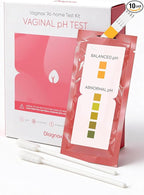 Vaginal pH Test Kit - Yeast Infection Test & BV Test Strips for Women - Clinical Grade, Accurate and Quick Results in 30 Seconds - 10 Self Tests