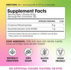 Fit & Lean Creatine for Women, My Lean Creatine Powder Complex with GAA, Muscle Performance, Cognitive Function and Less Bloating, Reduced Water Retention (6.46 Ounce (Pack of 1), Rainbow Sherbert)