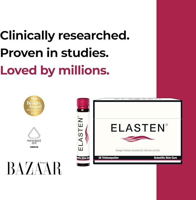 Clinically Tested Collagen Complex for Radiant Skin from Within – Reduces Fine Lines – Supports Healthy Connective Tissue – 28 Liquid Collagen Ampoules (0.85 fl oz / 25 ml Each)