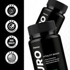 Puro Vitality Boost - Puro Pills Premium Blend Supplement Maximum Strength Daily Natural Vitamins Booster Capsules, Pure Performance Support Advanced Formula Overall Health Wellness (60 Capsules)
