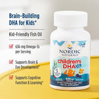 Nordic Naturals Children’s DHA Xtra, Berry Punch - 90 Mini Chewable Soft Gels for Kids - 636 mg Omega-3s EPA & DHA - Cognitive & Immune Function, Learning, Social Development - Non-GMO - 30 Servings