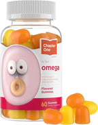 Zahler - Chapter One Omega 3 Gummies for Kids (60 Count) - No Fish Oil, Kosher, with Omega 3-6-9, EPA & DHA