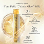 BI-SU Beauty Essence Collagen Jelly Stick with Vitamin C, Fish Collagen Peptides, Anti Aging, Maintain Skin Elasticity, Immunity Support, Japan Beauty Skin Care Secret, Pineapple Flavor, 30 PCS