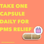 Midol Supplements Peace Out PMS, PMS Support Supplement, Formulated with Chasteberry to Help Ease Breast Tenderness & Mild Mood Changes, Also with Ginger Powder & Valerian Extract, 30 Count