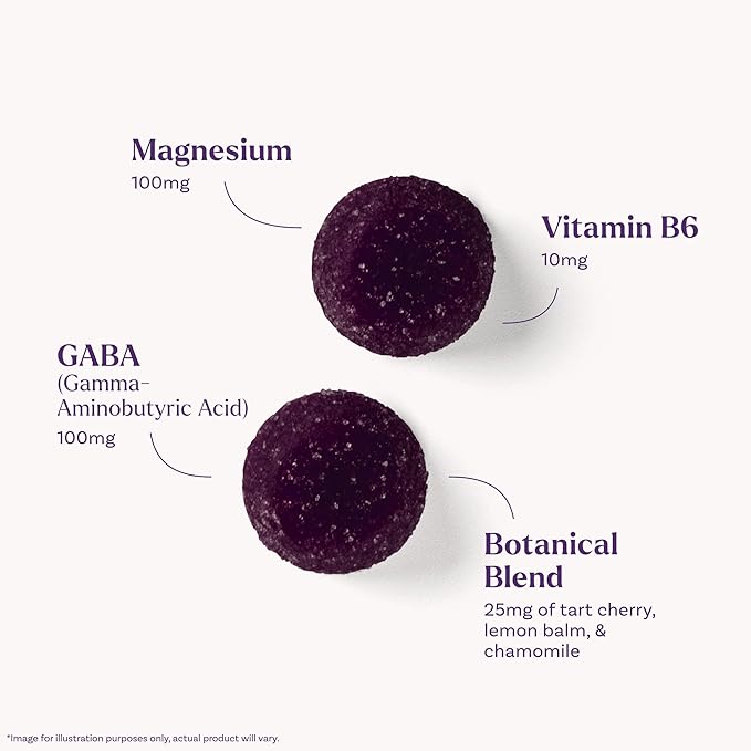 Natrol Sleep & Restore Magnesium Glycinate Blend Gummies, Magnesium for Sleep Aids for Adults, Melatonin-Free, Cherry Flavored, 30 Day Supply