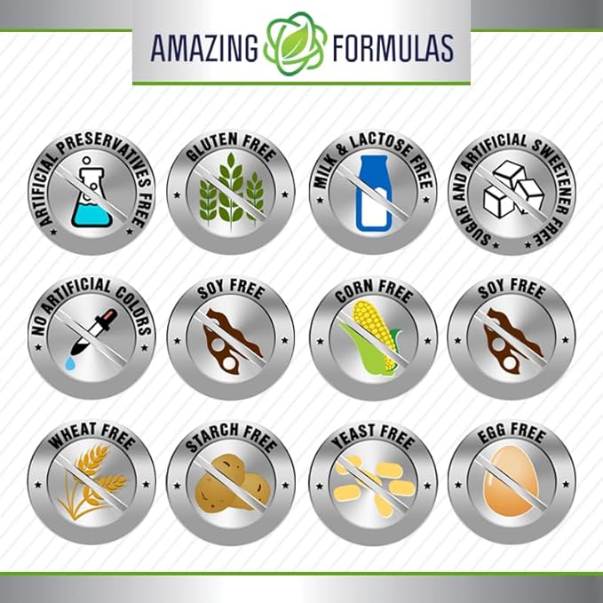 Amazing Formulas Melatonin Supplement | Unflavored | 12 Mg Per Serving | 180 Tablets | Non-GMO | Gluten-Free | Made in USA