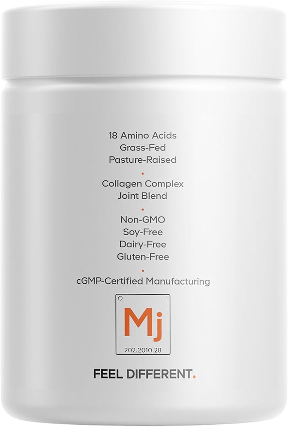 Codeage Multi Collagen Protein + Joint Blend Supplement, Hyaluronic Acid, Bromelain, Turmeric, Ginger, Boswellia, Astaxanthin - Hydrolyzed Bovine Collagen - 5 Collagen Types - Non-GMO - 90 Capsules