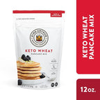King Arthur, Keto Wheat Pancake Mix, Sourced Non-GMO, Certified Kosher, Keto Friendly, 12 Oz, Packaging May Vary (Pack of 2)