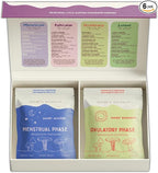 Period ovulatory & PMS Support Supplement for Women – Hormone Balance + 4-Phase Menstrual Cycle Kit | Vegan Functional Mushroom Gummies by Baker’s Botanics (Pack of 6)(30 Gummies)