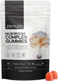 Zenium - Mushroom Complex 90 Gummies of 5000mgs of Lions Mane, 1000mgs of Reishi, Cordeyceps & More | Relieve, Tension, Worry & Irritability | Calm Mind & Body | Ayurvedic | Natural Relief Supplement