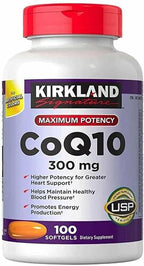 Kirkland Signature CoQ10 300mg 100 Softgels