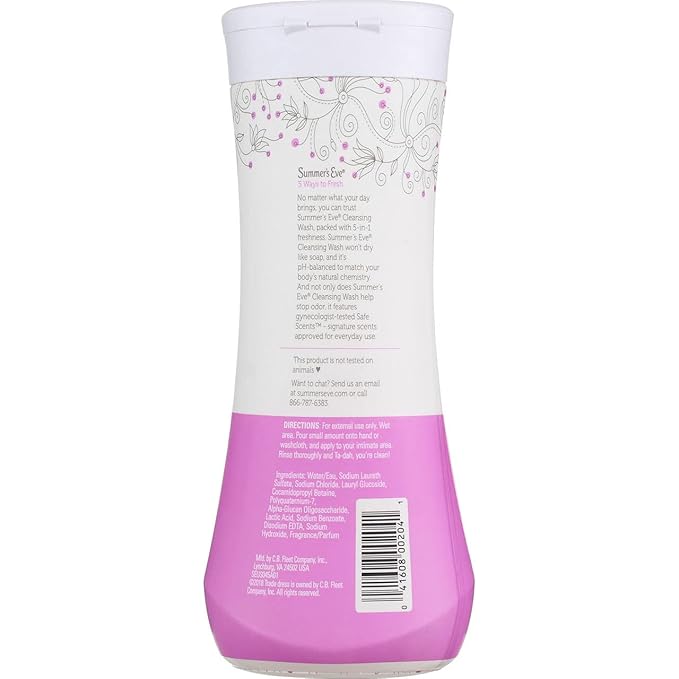 Summer's Eve Island Splash Cleansing Wash For Sensitive Skin 15 oz. (Pack of 2)