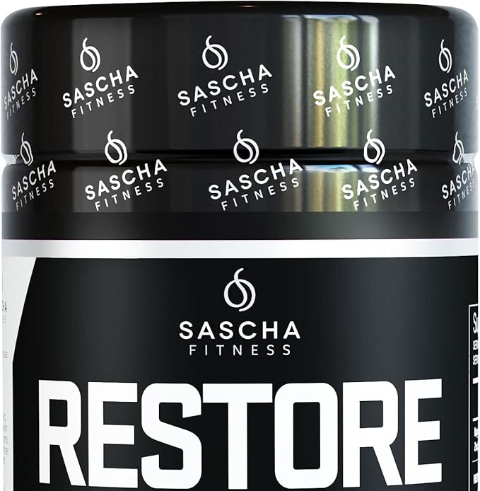 SASCHA FITNESS Cortisol Night Support Pills | Metabolism & Hormonal Balance | Promotes Quality Sleep | Restore | Vegan Weight Loss Supplement – 120 Natural Capsules