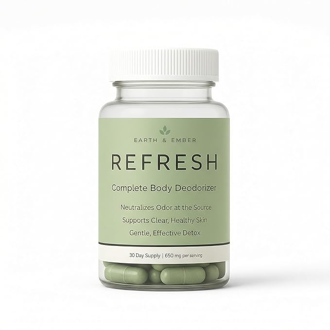 REFRESH – Internal Deodorant Supplement for Odor Control, Skin Health & Confidence Boost
