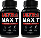 Andro400 Ultra Max T Maximum Strength T-Support Complex – 200:1 Tongkat Ali, ForsLean, & D-Aspartic Acid – Premium Formula for Lean Muscle & Metabolism – 2 Pack, 120 Capsules, 60 Day Supply
