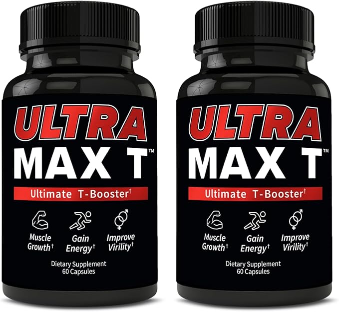 Andro400 Ultra Max T Maximum Strength T-Support Complex – 200:1 Tongkat Ali, ForsLean, & D-Aspartic Acid – Premium Formula for Lean Muscle & Metabolism – 2 Pack, 120 Capsules, 60 Day Supply
