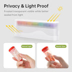 Weekly Pill Organizer 1 Time a Day, KOVIUU Removable Pill Box 7 Day, Portable Travel Pill Case, Once Daily Medication Container Holder, Week Pillbox Dispenser for Vitamin Medicine Supplement, White