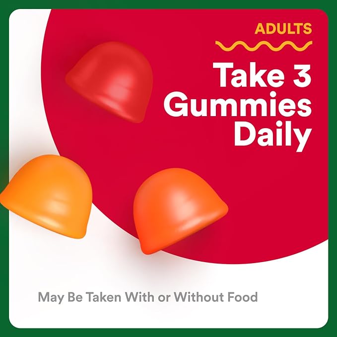 SmartyPants Fiber Supplement & Multivitamin for Men & Women, Prebiotic Fiber Gummies with Omega 3 (DHA/EPA), Vitamin D3, C, Vitamin B12, B6, A, K & Zinc, 90 Count (30 Day Supply)