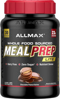 ALLMAX Nutrition MealPrep Lite Whole-Food Protein Powder, Dairy-Free, Keto-Friendly, 23g Protein, 30 Servings (Chocolate Peanut Butter)