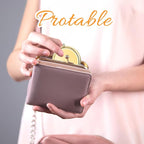 WLLHYF Pill Box Cute Small Pill Box for Purse & Pocket Medicine Organizer Travel Pillbox Waterproof Pill Case Metal Pill Container Holder for Vitamins, Fish Oil, Supplements(Gold)