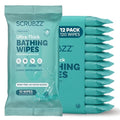 Extra Large Bath Wipes for Adults No Rinse - 120 Disposable Body Cleansing Cloths for Men, Women & Elderly - Great for Gym, Camping, Post Surgery