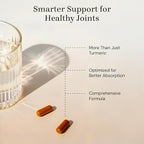 Turmeric Curcumin Supplement with Glucosamine, Chondroitin & MSM – Joint Support for Mobility, Flexibility & Comfort – Active Lifestyle Formula – 60 Capsules