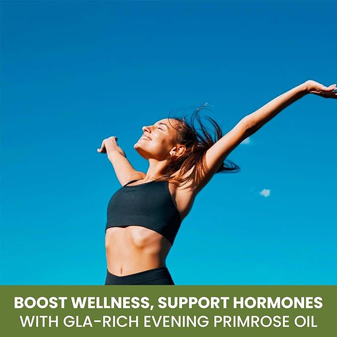 Green Organic Supplements Evening Primrose Oil, GLA (Pack of 1)