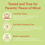 SmartyPants Kids Multivitamin Gummies and Fiber Supplement: Vitamin D3, C, Vitamin B12, B6, A, Zinc, Biotin, Inositol, Fiber Gummies, Three Fruit Flavors, 120 Count (30 Day Supply)