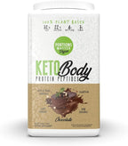 Portions Master Keto Body Protein Peptides Low Carb Keto Protein Powder with MCT Oil Peptides Fiber Vitamins Minerals (720g, Chocolate)