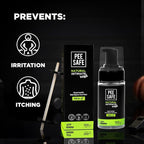 Pee Safe Mens Intimate Wash with Refill, Tea Tree Oil pH Balanced Daily Hygiene Cleanser for Men, Gentle Ball Wash for Men, Jabon Intimo Para Hombre, 13.52 Fl Oz