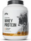 Levels Grass Fed Whey Protein Powder, No Artificials, 24G of Protein, Vanilla Cinnamon, 5LB