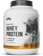 Levels Grass Fed Whey Protein Powder, No Artificials, 24G of Protein, Vanilla Cinnamon, 5LB