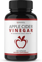 Apple Cider Vinegar Capsules with Cayenne Pepper for Digestive Health Support - 500mg ACV and 20mg Capsicum Annuum Per Serving - Easy-to-Take, Unflavored - 120 Count - Vegan, Non-GMO - 4 Month Supply