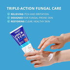 Jock Itch Cream: Jock Itch Relief for Men and Women - Extra Strength Antifungal Cream for Skin - Relief for Itchy Skin - Soothes Itchy - Irritated Skin - Relieves Itching Burning Irritations - 3.5 OZ