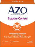 AZO Bladder Control with Go-Less Daily Supplement | Helps Reduce Occasional Urgency, leakage due to laughing, sneezing and exercise††† | 72 Capsules