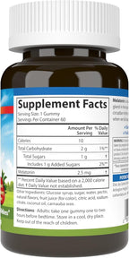 Carlson - Melatonin Gummies, 2.5 mg, Healthy Sleep, Promotes Relaxation, Natural Strawberry Flavor, 60 Gummies