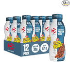 Dymatize Performance Protein Shake, Cocoa Pebbles, 30g Protein, 6.1g BCAA for Muscle Recovery, No Added Sugar, Low Fat, 24 Vitamins and Minerals, Gluten-Free, Ready to Drink, On-the-Go Snack, 11.5fl oz, 12 pack