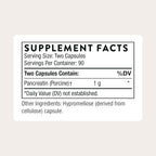 THORNE - Pancreatic Enzymes - Digestive Enzymes Supplement for Digestion Support - Minimizes Occasional Gas & Bloating* - Third-Party Certified - Gluten, Dairy & Soy-Free - 180 Capsules