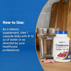 Nutricost Cranberry Extract 120 Capsules for 120 Servings Per Bottle - with Vitamin C & Vitamin E. Vegan, Gluten Free