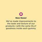 OLLY Daily Energy Gummy, Caffeine Free, Vitamin B12, CoQ10, Goji Berry, Adult Chewable Supplement, Tropical Flavor - 60 Count (Pack of 2)