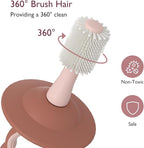 Momcozy Baby Toothbrush, Toddler Toothbrush 1-2, Infant Tooth Brush 6 to 12 Months and up, Oral Cleaner, Baby Tongue Cleaner, Green