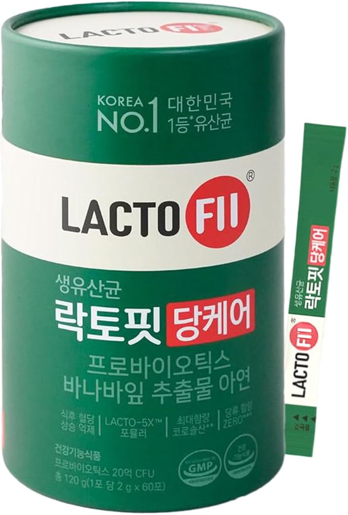 2 Billion CFU, Corosolic Acid, Digestive Health Support for Lacto-F.i.t Probiotic with Banaba Leaf & Zinc, 60 Pouches (120g)