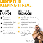 LEGITPET Turmeric Curcumin Hip & Joint Supplement for Dogs – Supports Mobility, Comfort & Overall Wellness – with Collagen & BioPerine – 30 Chews