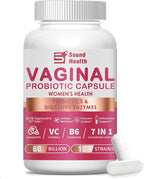 Vaginal Probiotics for Women, 60 Billion CFU with Akkermansia Probiotics and Prebiotics Supplement for Vaginigal Health, pH Balance, Moisture, Odor Control, Non-GMO, Third-Party Tested